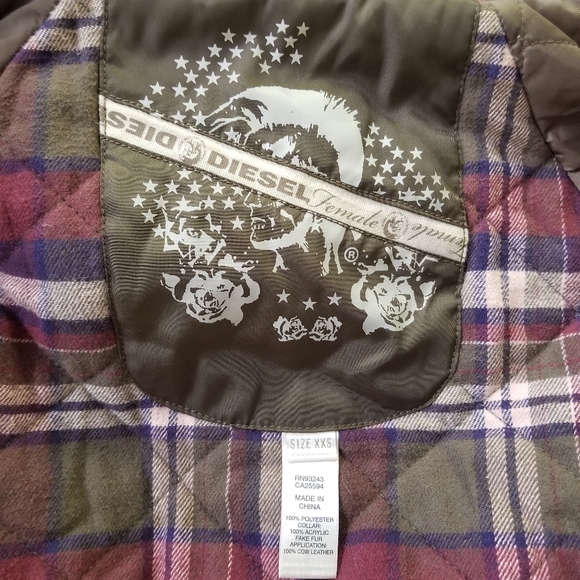 Bomber jacket, dark olive, short. - Picture 6 of 6